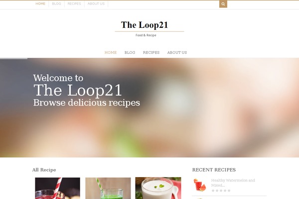 Blogus theme site design template sample