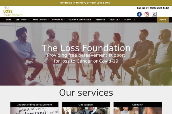 thelossfoundation.org site used Controla-theme-1-1