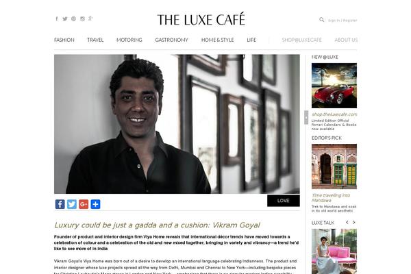 theluxecafe.com site used Theluxecafe