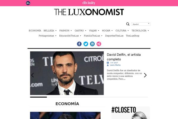 theluxonomist.es site used Theluxonomistv2
