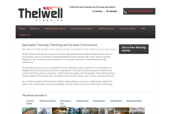 thelwellflooring.co.uk site used Thelwell