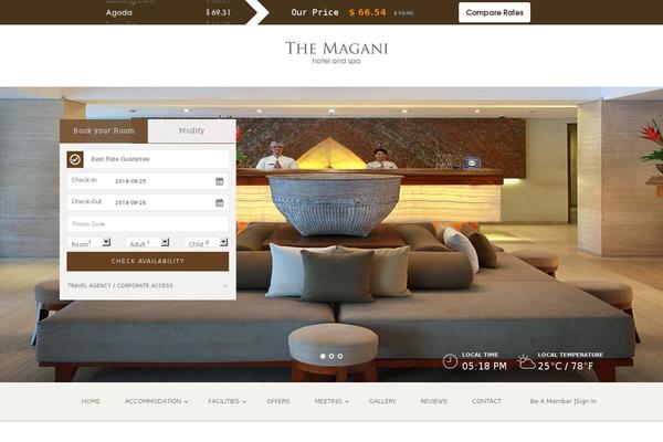 themagani.com site used Themagani