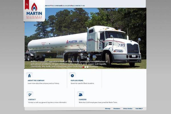 themartincompanies.com site used Martinmidstream