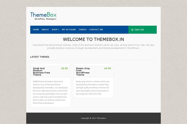 themebox.in site used Woostify