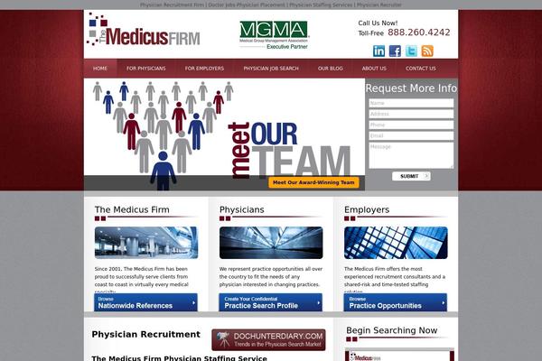 medicus theme websites examples