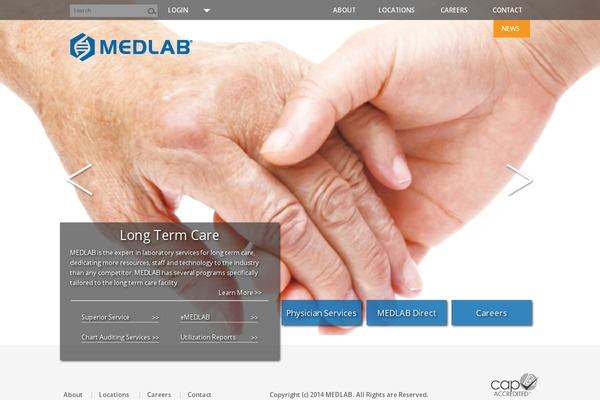 Medlab theme websites examples