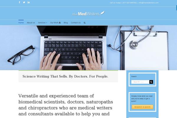 Avada theme site design template sample