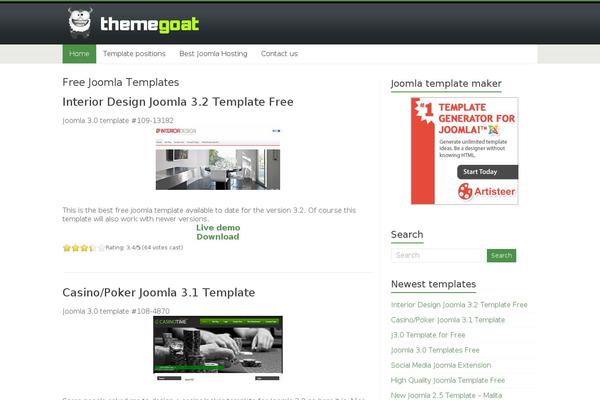 WordPress website example screenshot
