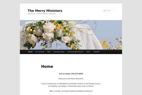 WordPress website example screenshot