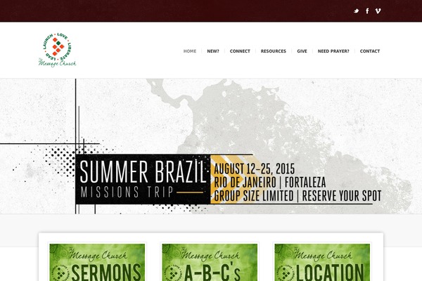 Twenty Fifteen theme site design template sample