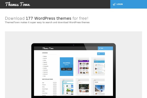 WordPress website example screenshot