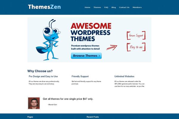 themeszen.com site used Uncoverpro