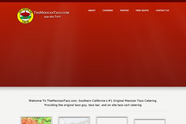 themexicantaco.com site used Caterer