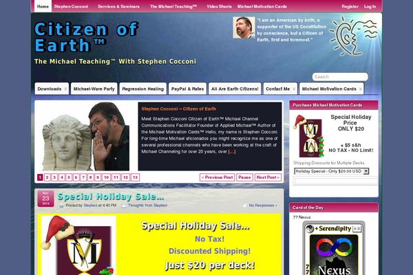 themichaelteaching.com site used Suffusion-michael