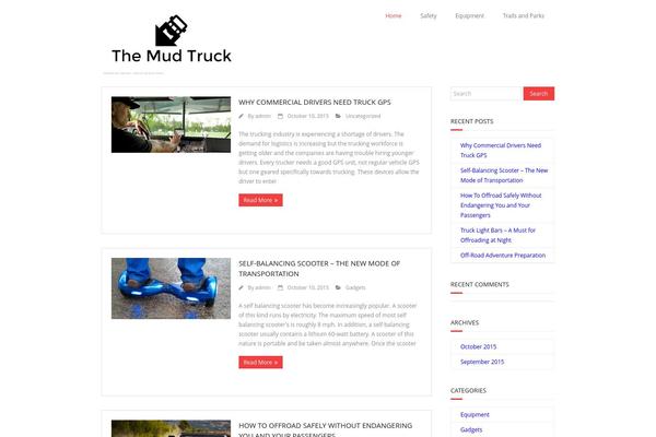 themudtruck.com site used KadenceWP