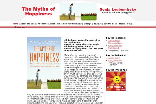 themythsofhappiness.org site used Themythsofhappiness