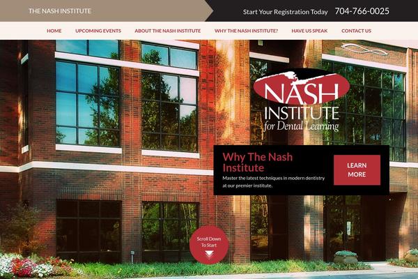 thenashinstitute.com site used Nash-inst