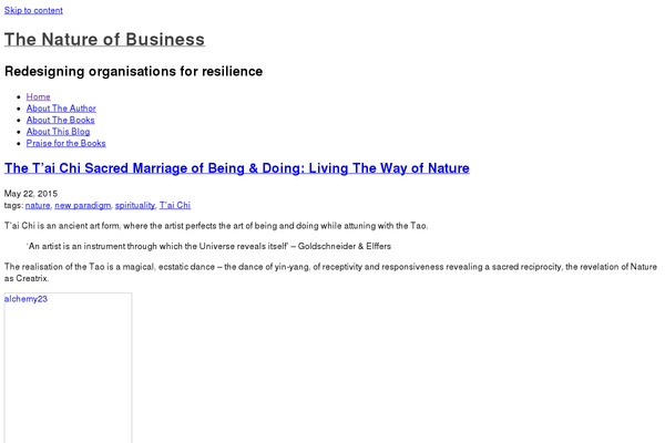 WordPress website example screenshot