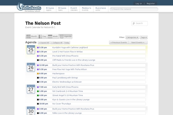 WordPress website example screenshot
