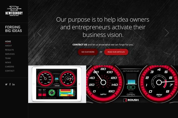 WordPress website example screenshot