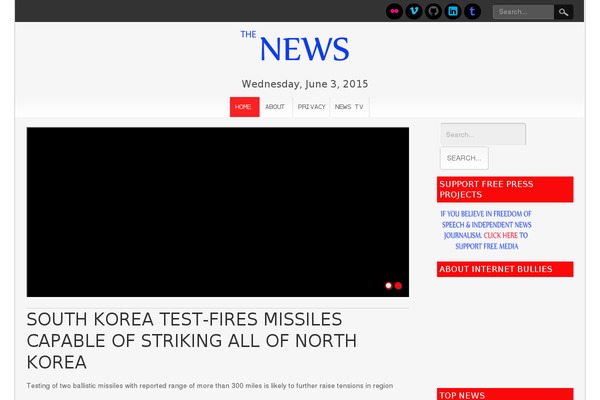 WordPress website example screenshot