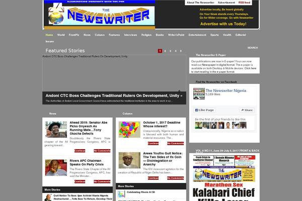 thenewswriterng.com site used PenNews