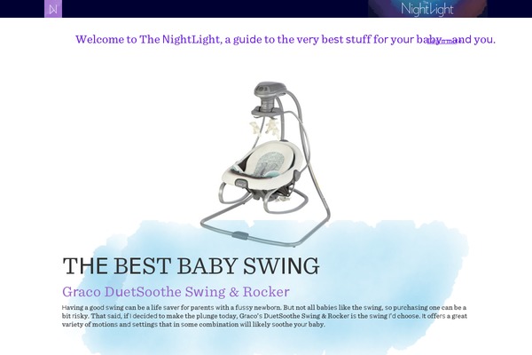 nightlight theme websites examples