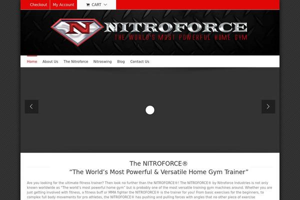 thenitroforce.com site used Avada Child Theme