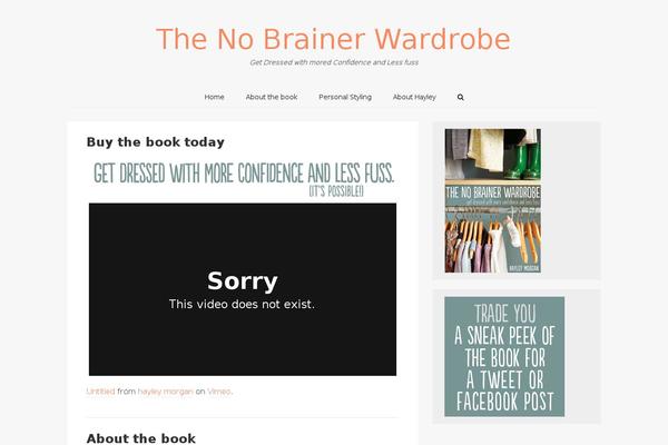 thenobrainerwardrobe.com site used Sarina