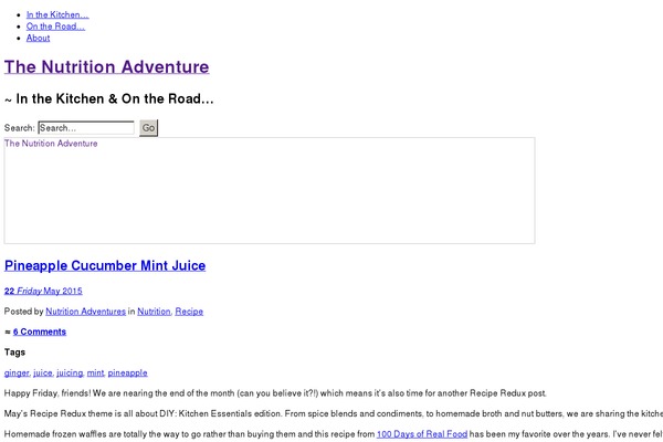 thenutritionadventure.com site used Af-theme-tna