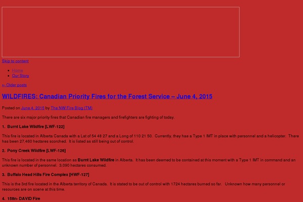 WordPress website example screenshot