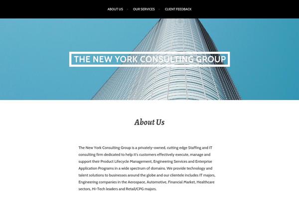 Argent theme site design template sample