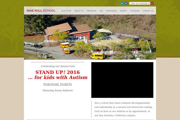 oakhill theme websites examples