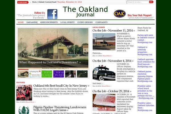 WordPress website example screenshot