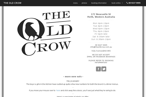 theoldcrow.com.au site used Medley