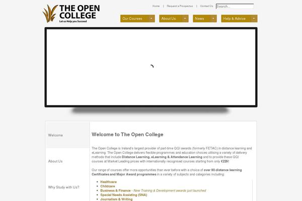 theopencollege.com site used Toc2013
