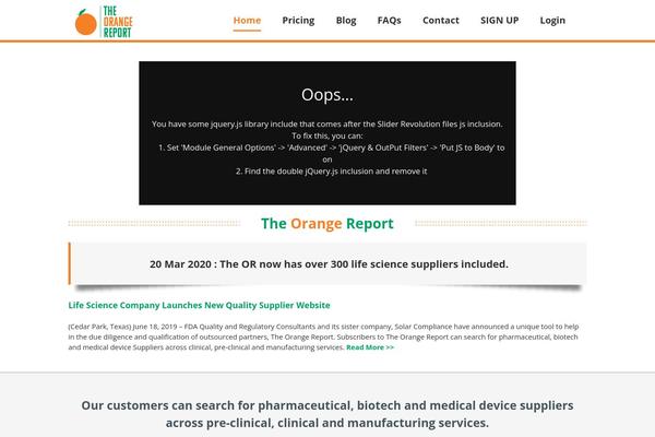 WordPress website example screenshot