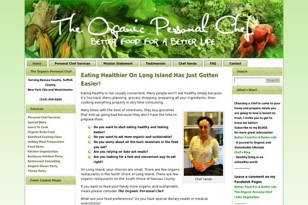 theorganicpersonalchef.com site used Viral Mag