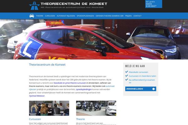 theoriecentrumkomeet.nl site used Dekomeet