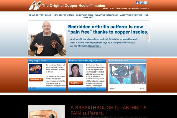 theoriginalcopperheelerusa.com site used Copper-heeler