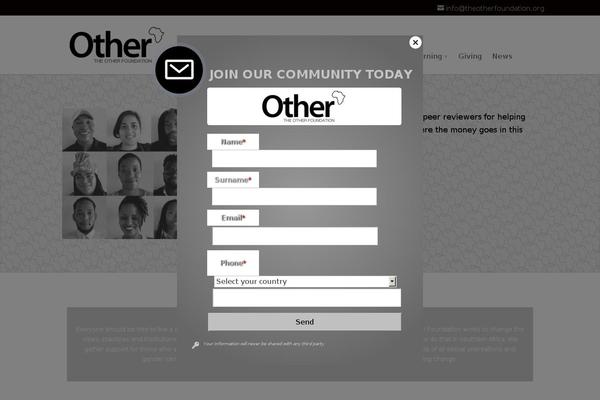 WordPress website example screenshot