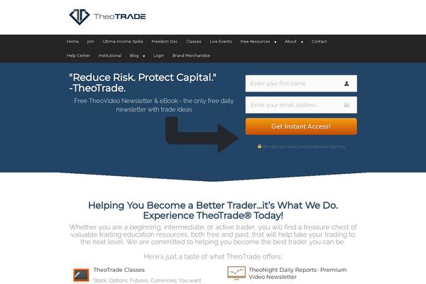 theotrade.com site used OptimizePress theme