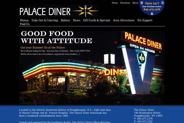 Palace theme site design template sample