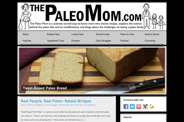 thepaleomom.com site used Thepaleomom