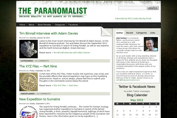WordPress website example screenshot