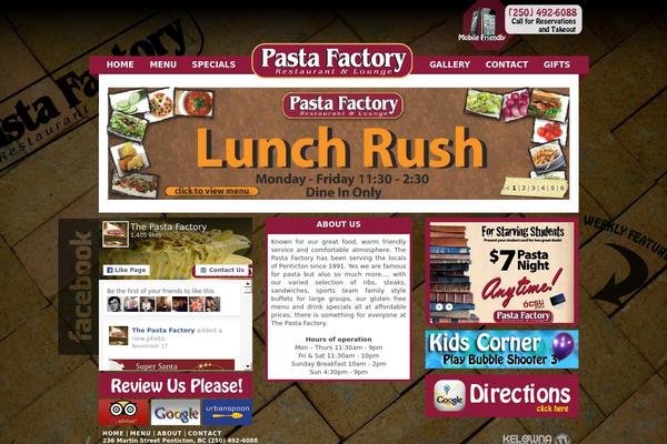 thepastafactory.ca site used Pasta_factory_2021_template