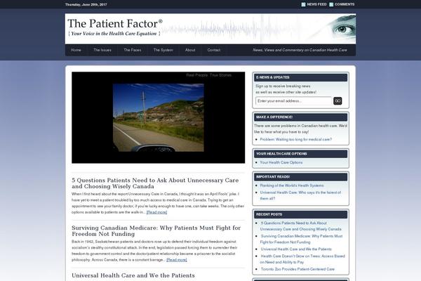 thepatientfactor.com site used Divichild
