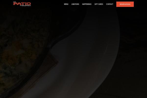 Patio theme site design template sample