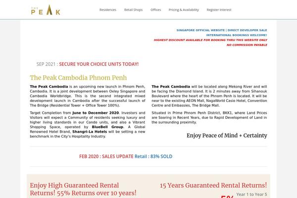 WordPress website example screenshot
