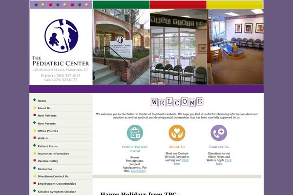 pediatric theme websites examples